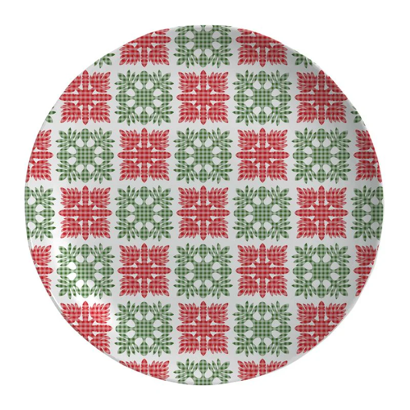 11in Aloha Squares Canape Plate