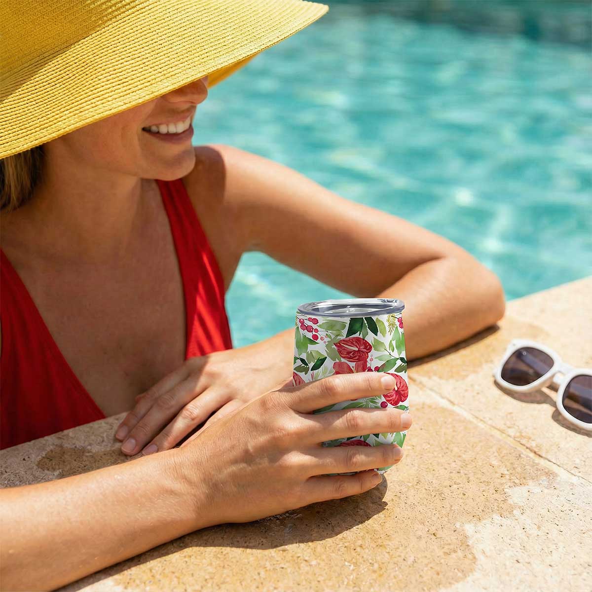 12oz Bloombest Wine Tumbler - Image 4
