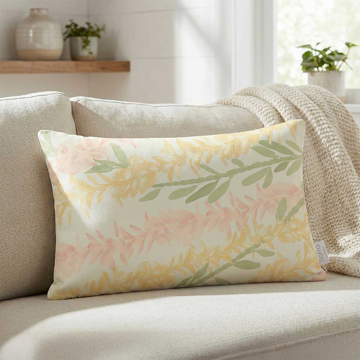 12x20in Hushed Lei Pillow Cover - Image 2