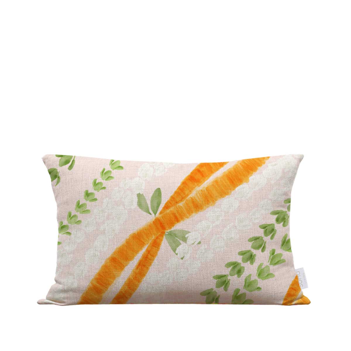 12x20in Pink Pikake Lei Pillow Cover