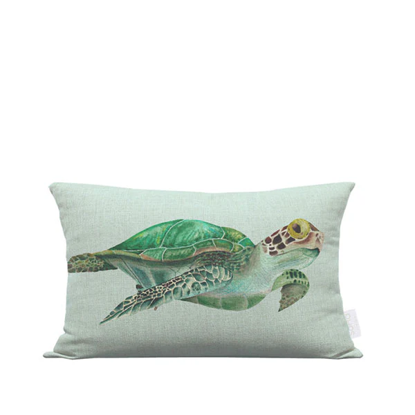 12x20in Sea Turtle Pillow Cover - Image 2