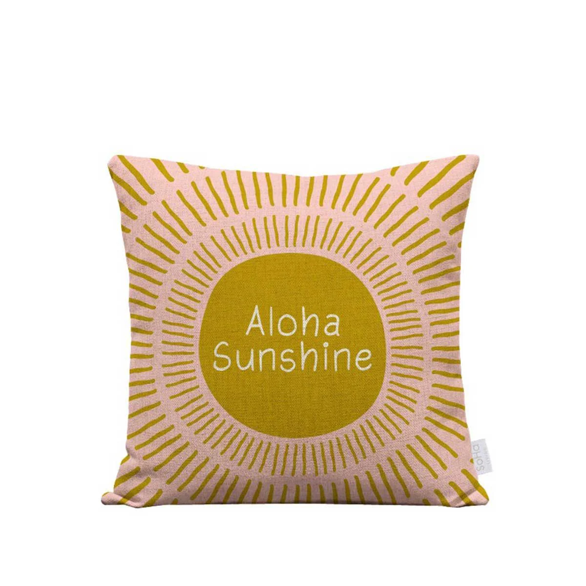 *18x18in Aloha Sunshine Pillow Cover