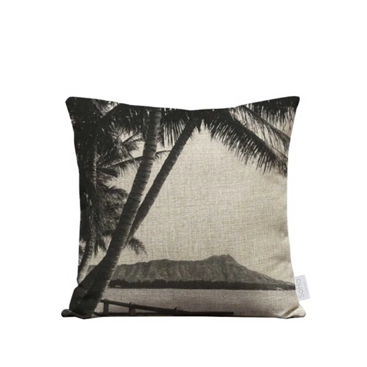 18x18in Diamond Head Pillow