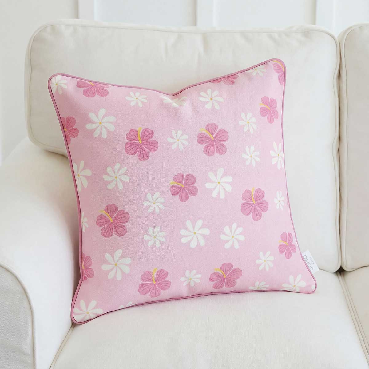 18x18in Paradise Pair Pillow Cover with Piping - Image 2