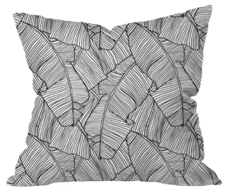 20x20in Banana Leaf Pillow