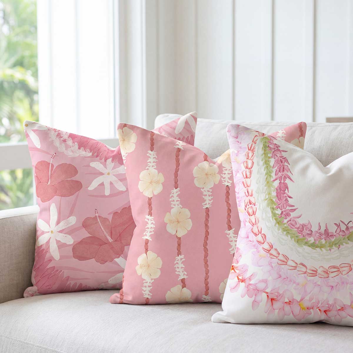 20x20in Love Blossom Pillow Cover - Image 2
