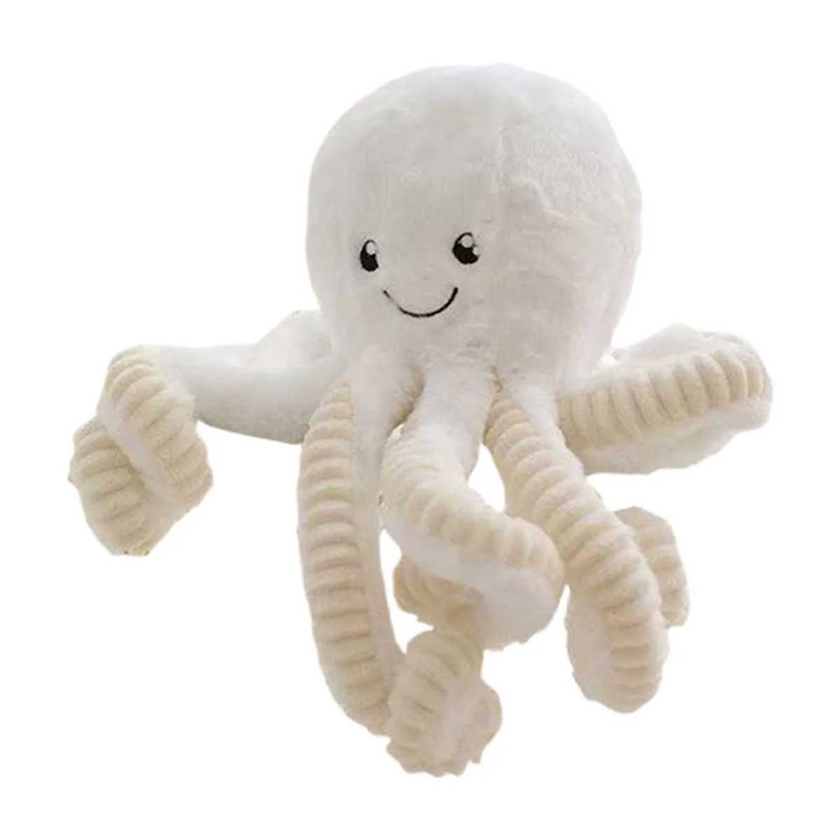 31.5in Octopus Plush Toy, White