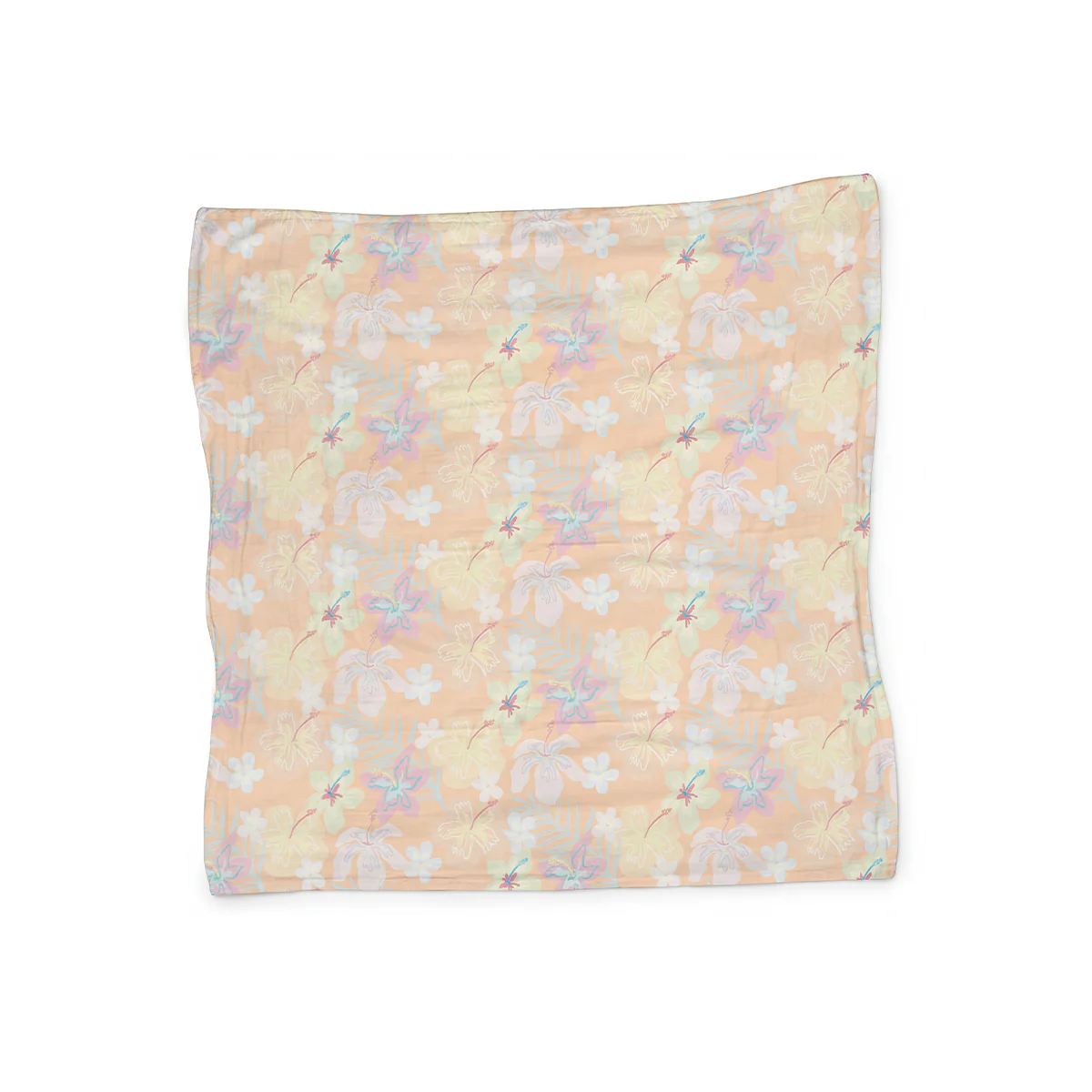 47in Scribble Petal Muslin Blanket