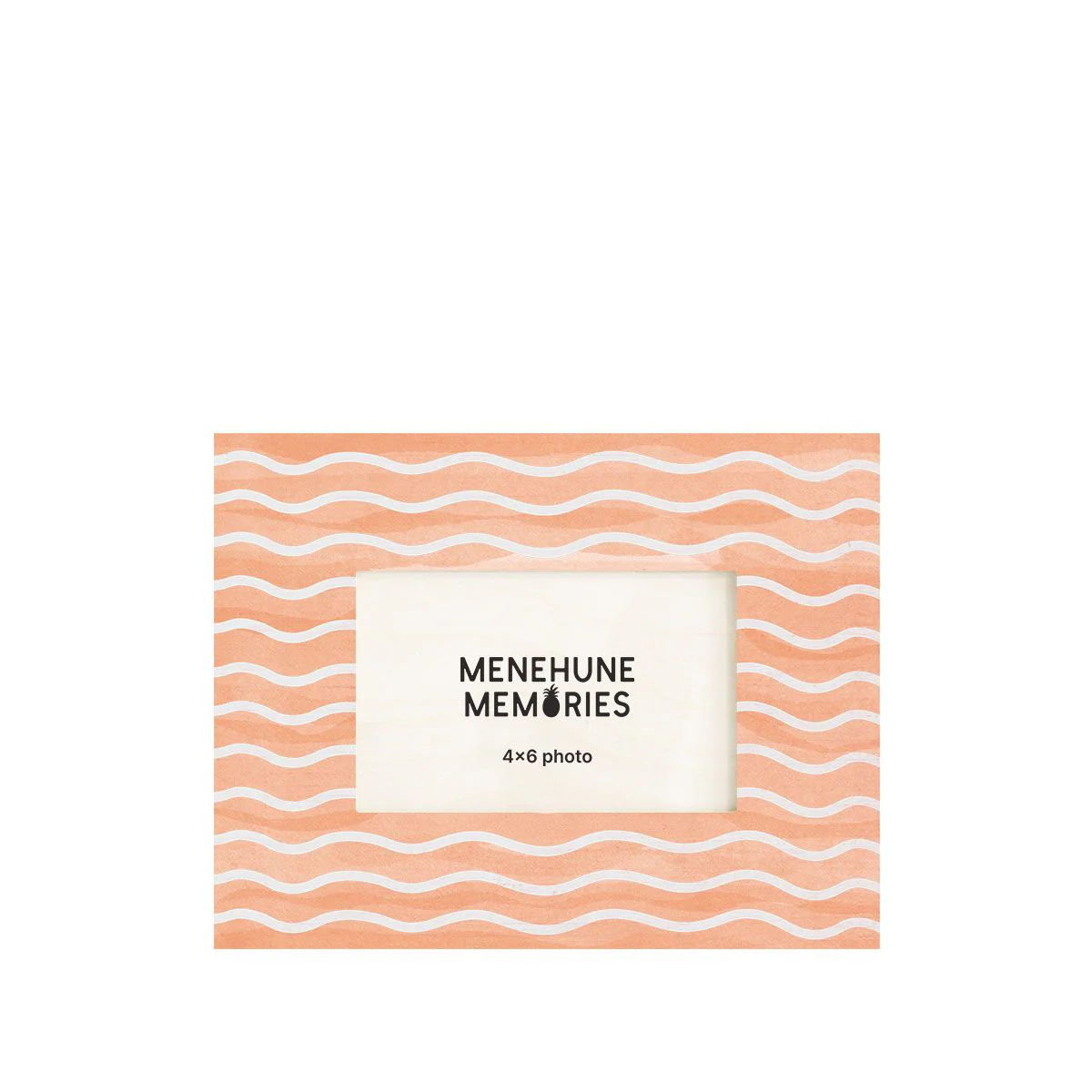 4x6 Waves Frame, Orange