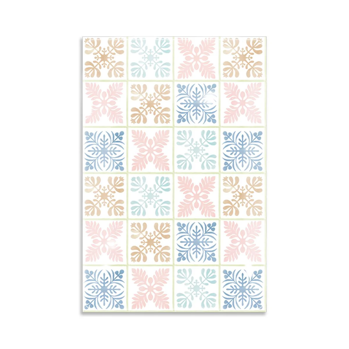 4x6in Mosaic Quilt Trinket Tray