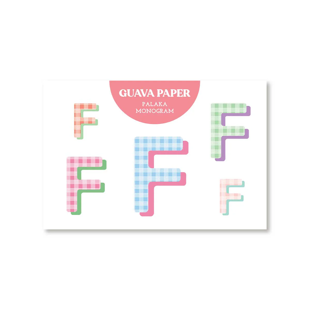 4x6in Palaka Monogram Sticker Sheet - Image 6