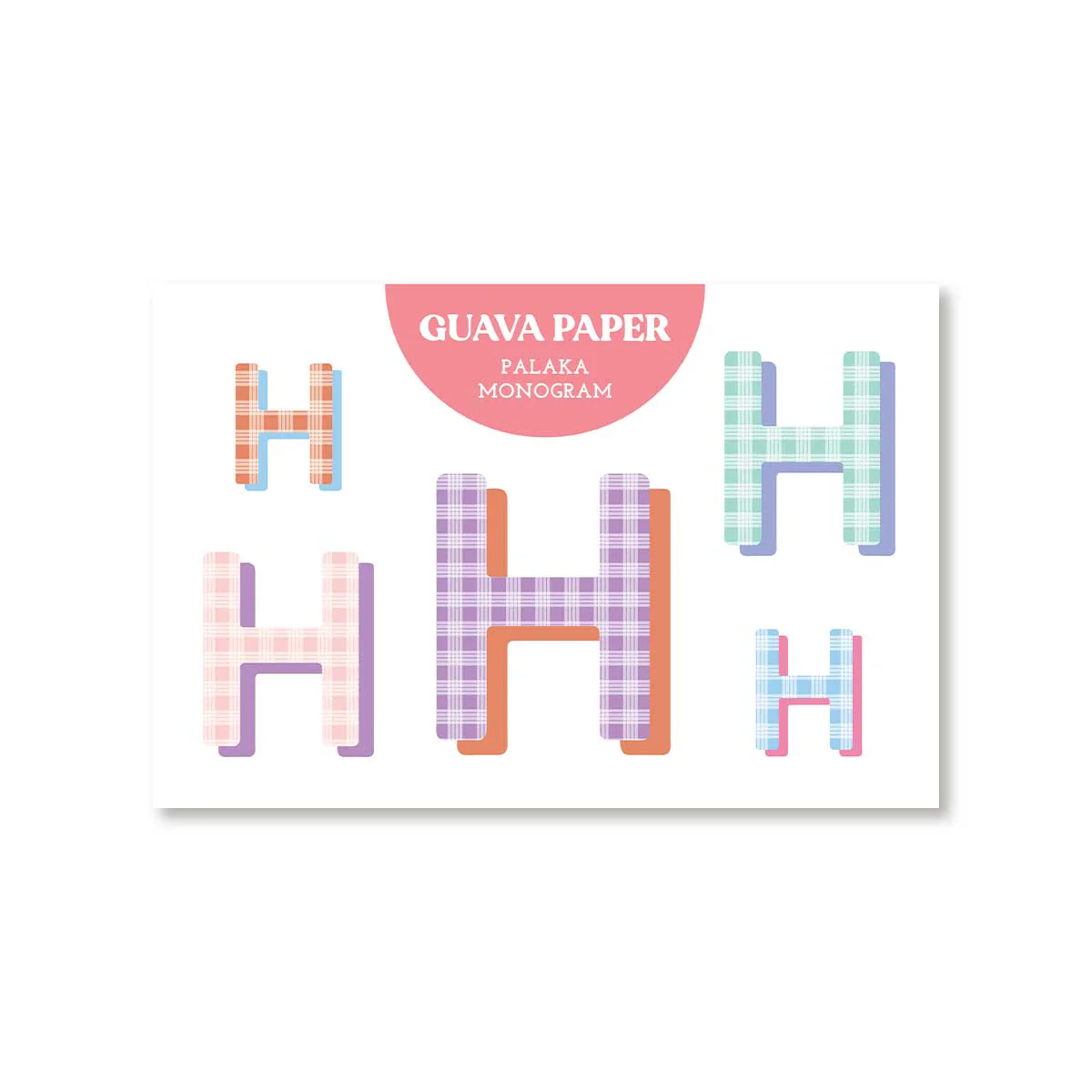 4x6in Palaka Monogram Sticker Sheet - Image 8