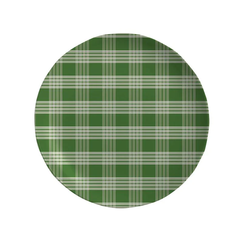 9in Palaka Green Canape Plate