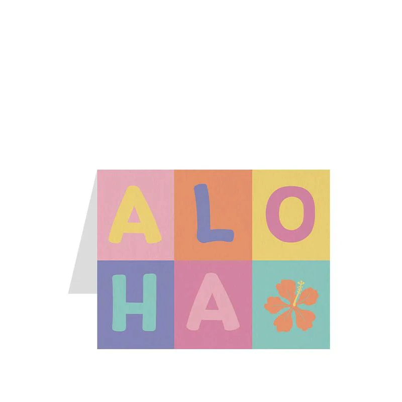Aloha Bloom Greeting Card