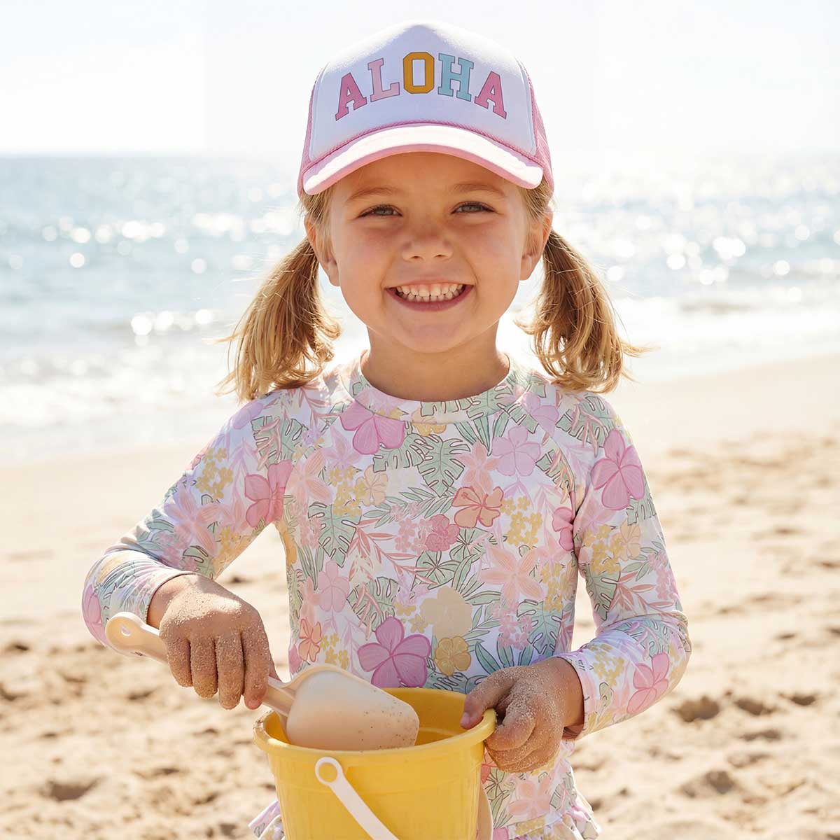 Aloha Bold Keiki Trucker Hat - Image 2