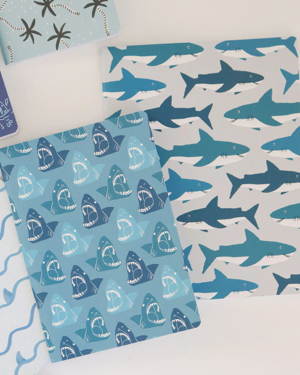 Aloha Faves in Blue Keiki Saddle Stitch Notebook, Set of 3 - Image 2