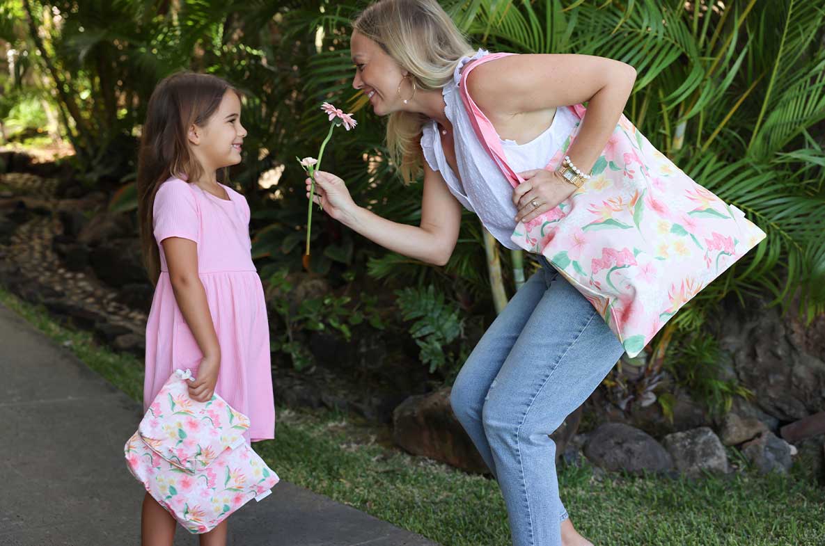 Aloha Flower Tote Bag - Image 4