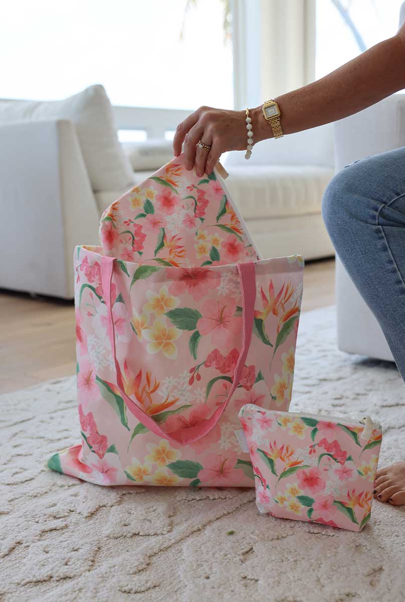 Aloha Flower Tote Bag - Image 5