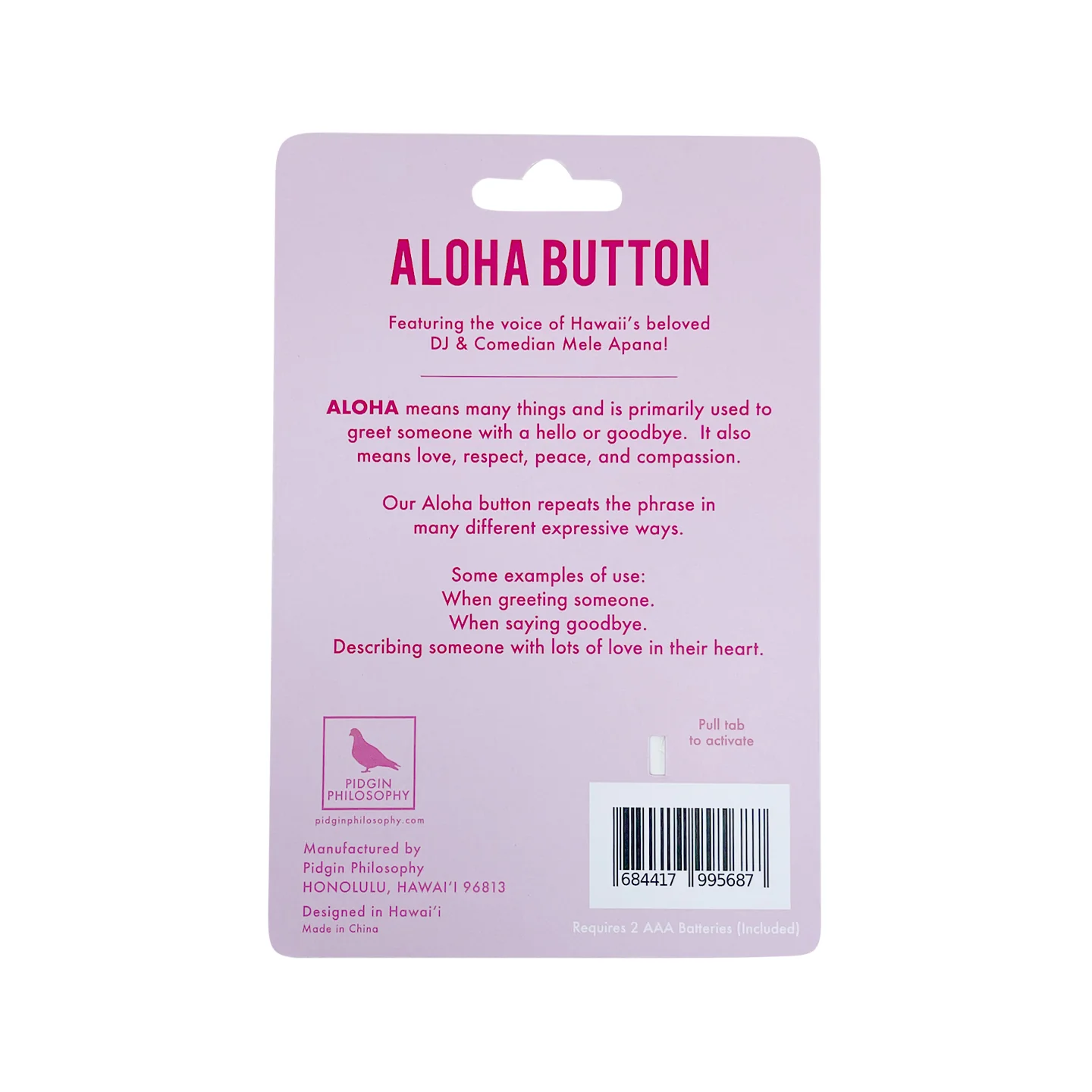 Aloha Single Button - Image 3