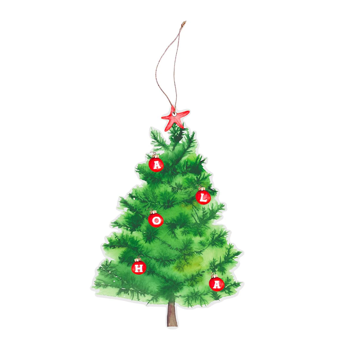 Aloha Star Christmas Ornament