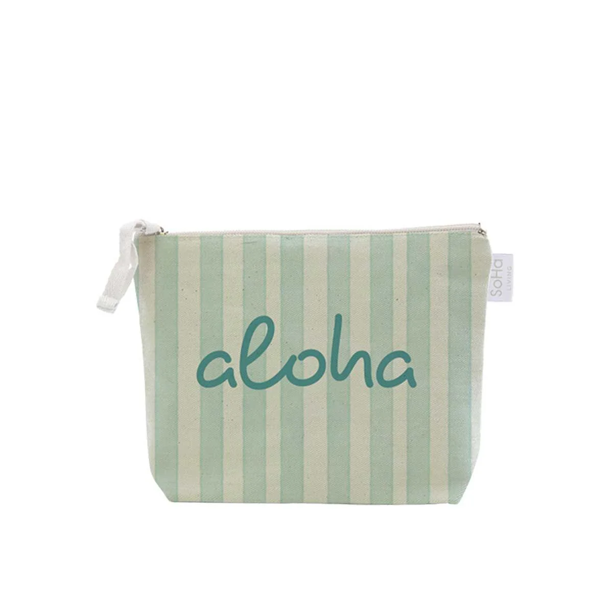 Aloha Stripes Cosmetic Bag, Small