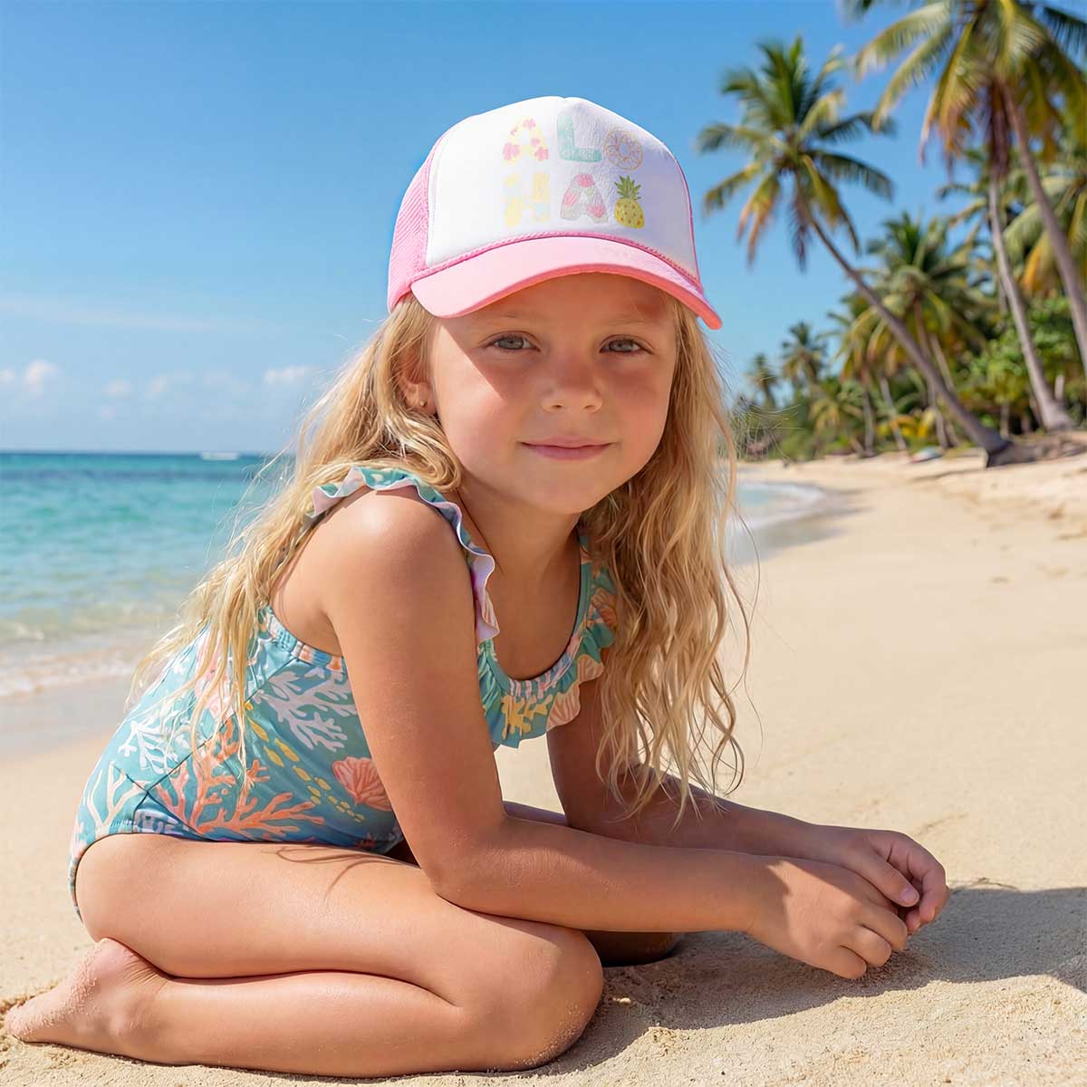 Aloha Tones Keiki Trucker Hat - Image 2