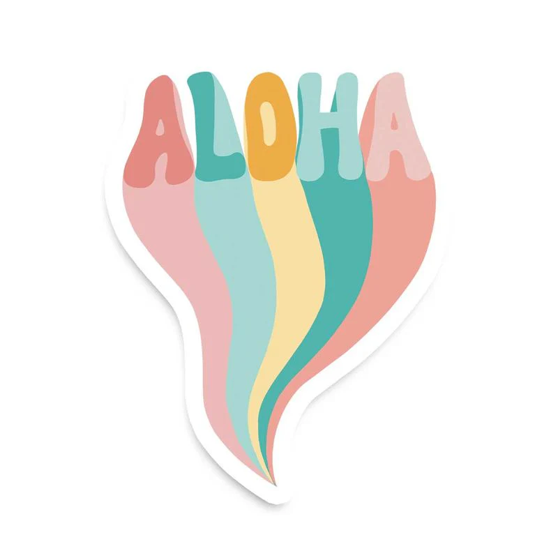 Aloha Wave Sticker