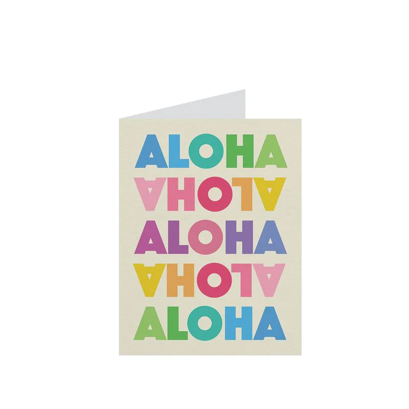 Aloha Wonder Greeting Card