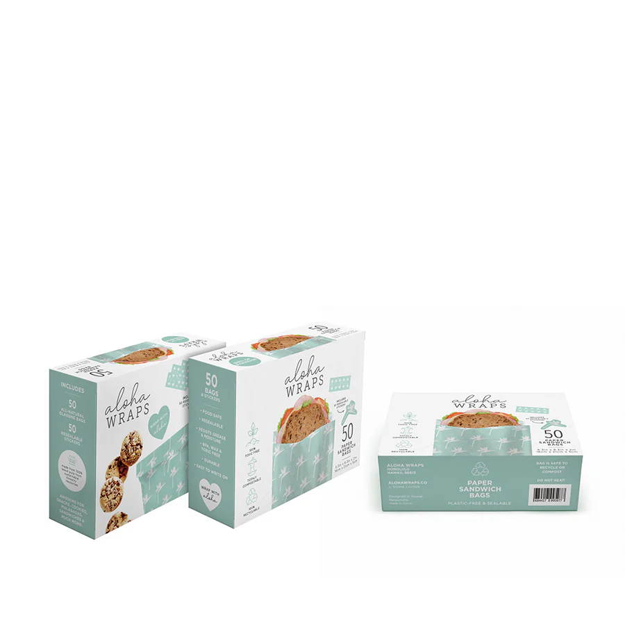 Aloha Wraps Bird of Paradise Sandwich Bags - Image 9