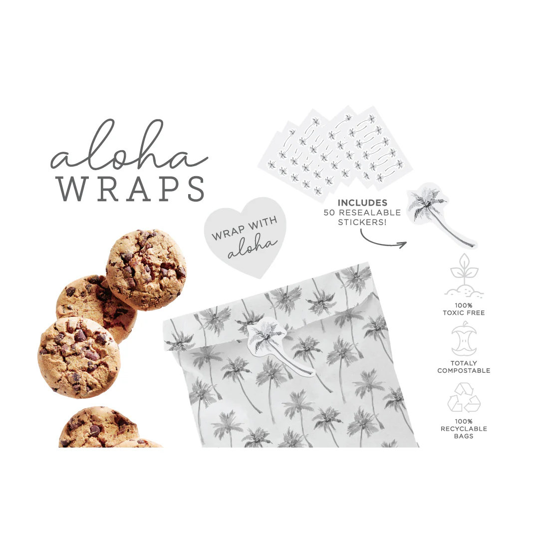 Aloha Wraps Palm Trees Sandwich Bags - Image 7