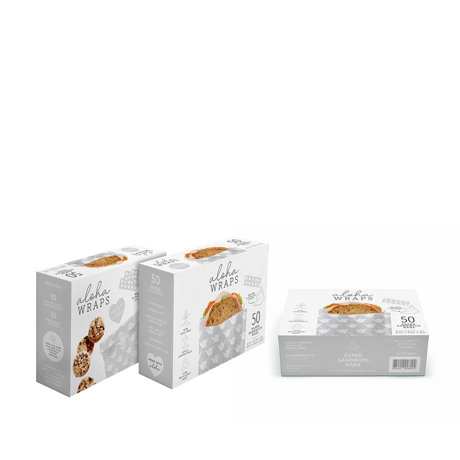 Aloha Wraps Shakas Sandwich Bags - Image 9