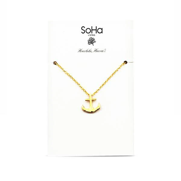 *Anchor Necklace, Gold