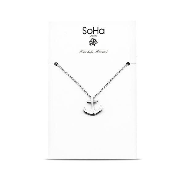 *Anchor Necklace, Silver - Image 2