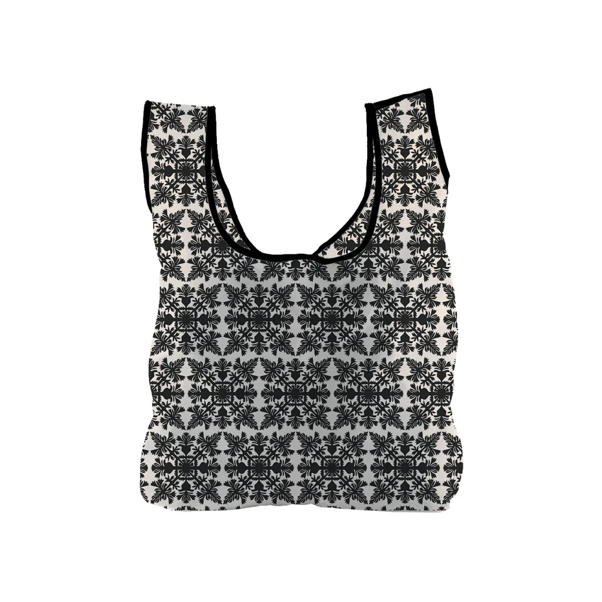 Black Quilt Eco Tote Bag
