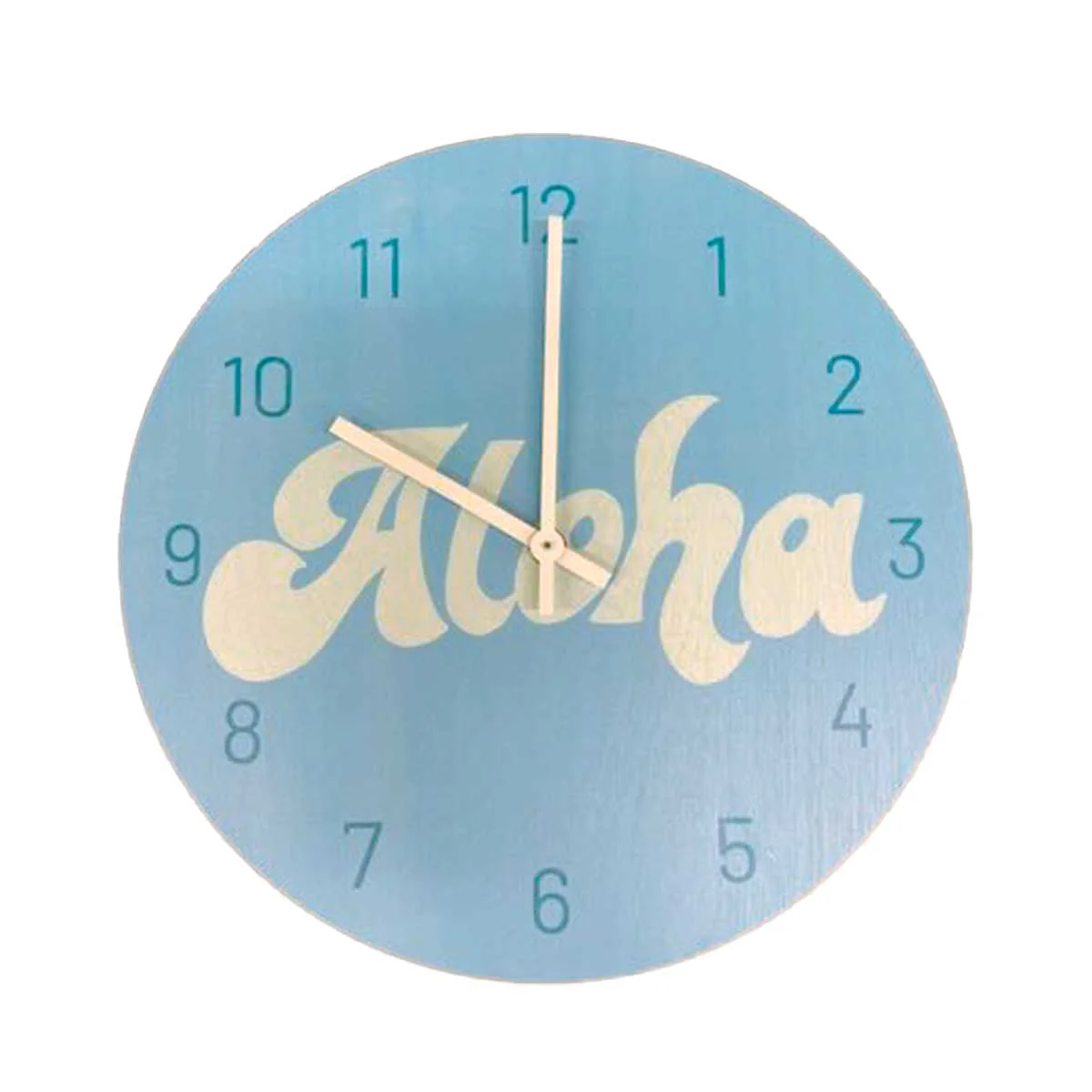 Blue Aloha Clock