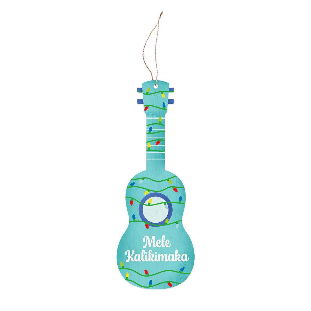 Blue Mele Ukulele Ornament