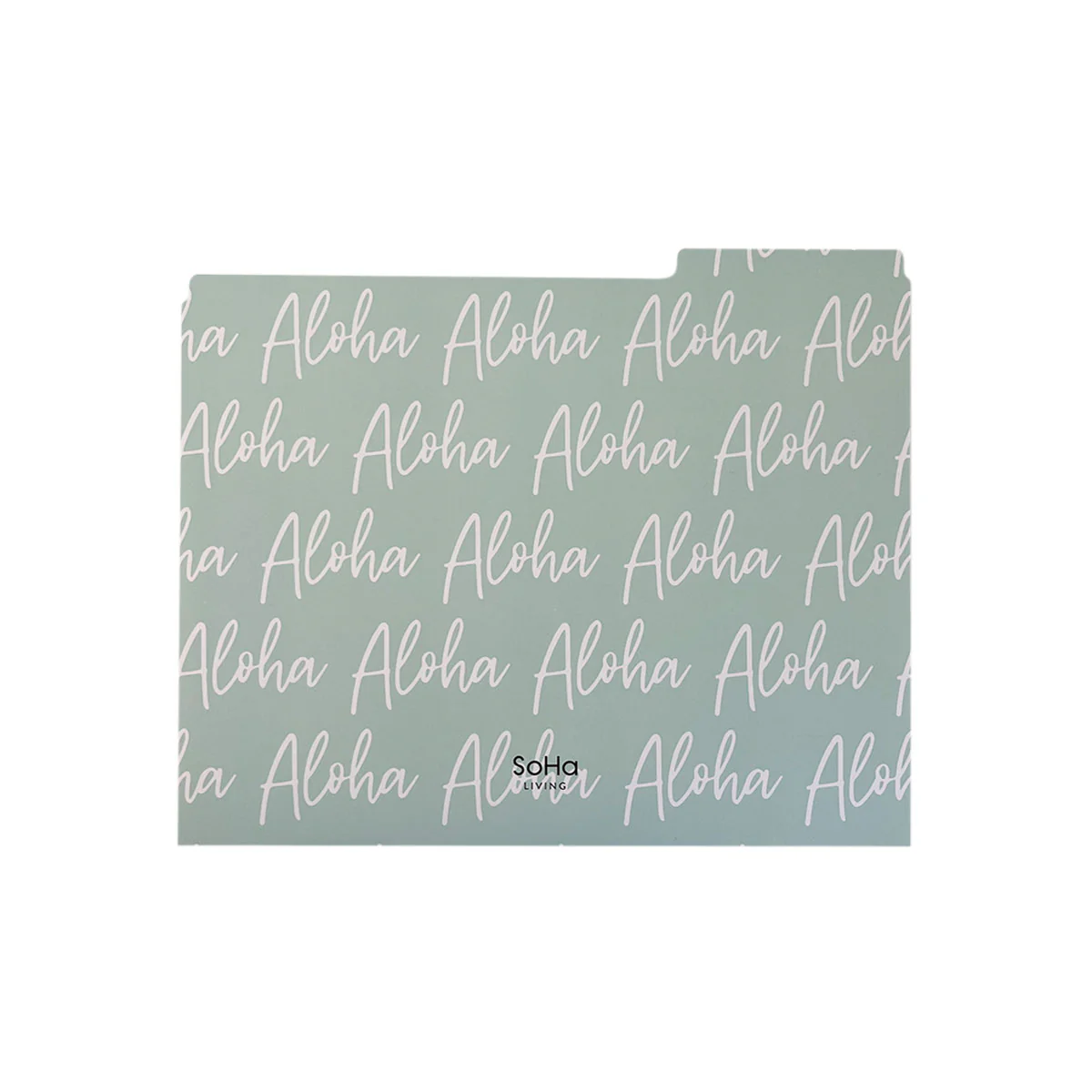 Blue Paradise File Folders, Set of 3 - Image 3