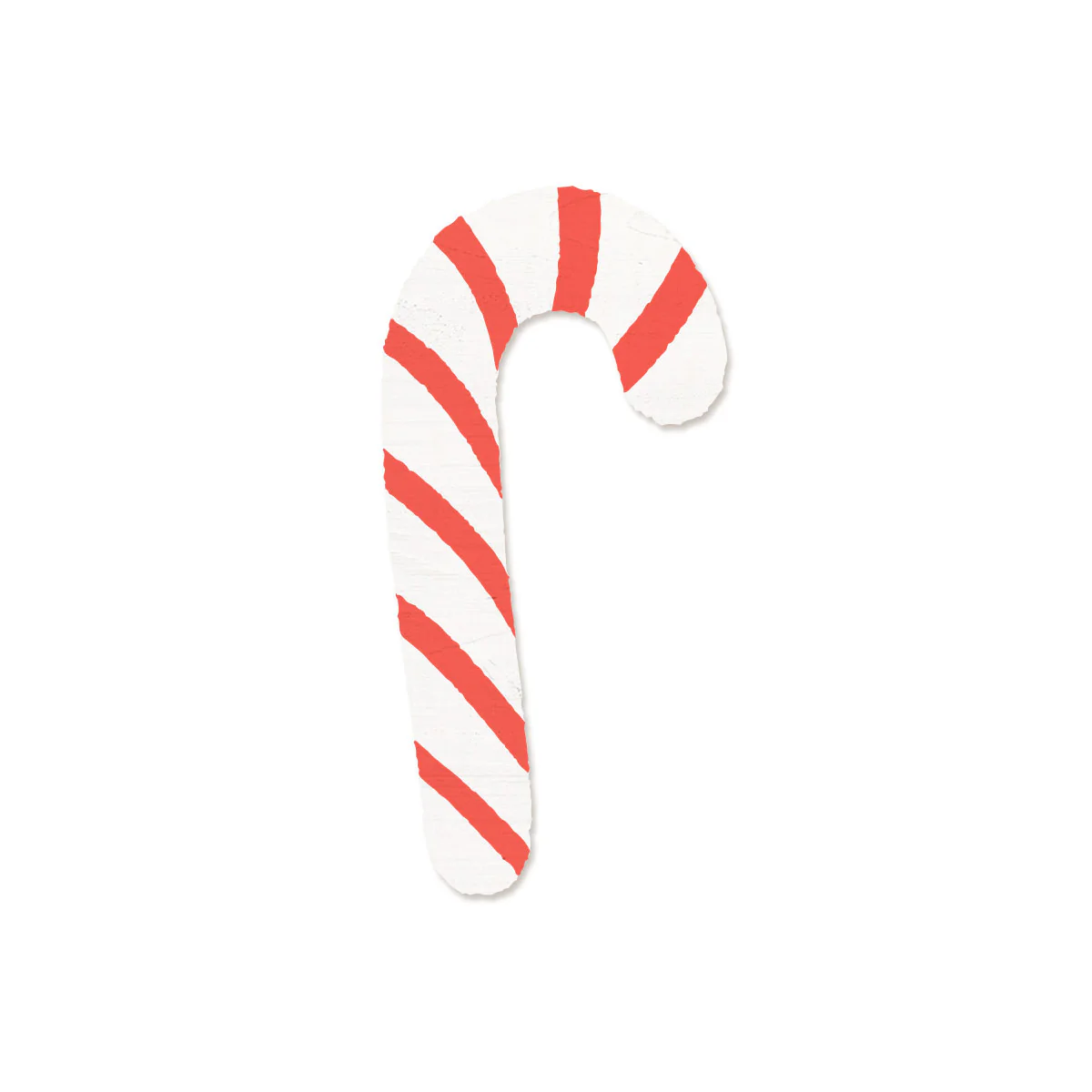 Candy Cane Wood Shape