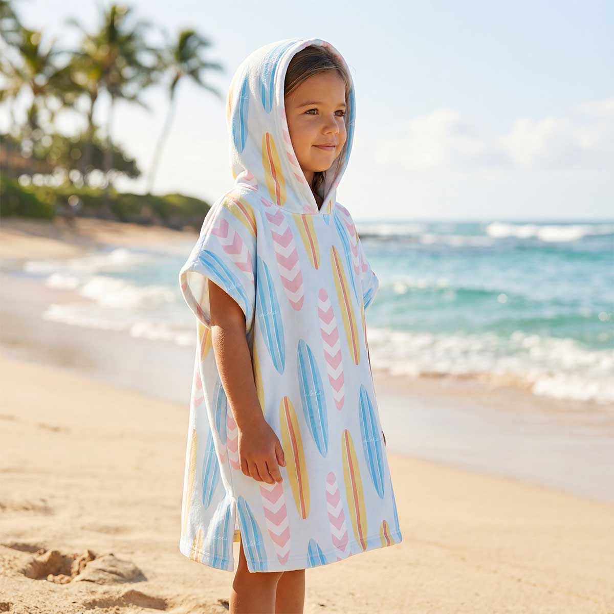 Catch Waves Keiki Poncho - Image 16