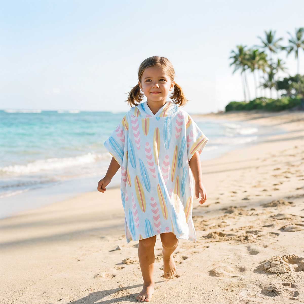 Catch Waves Keiki Poncho - Image 7