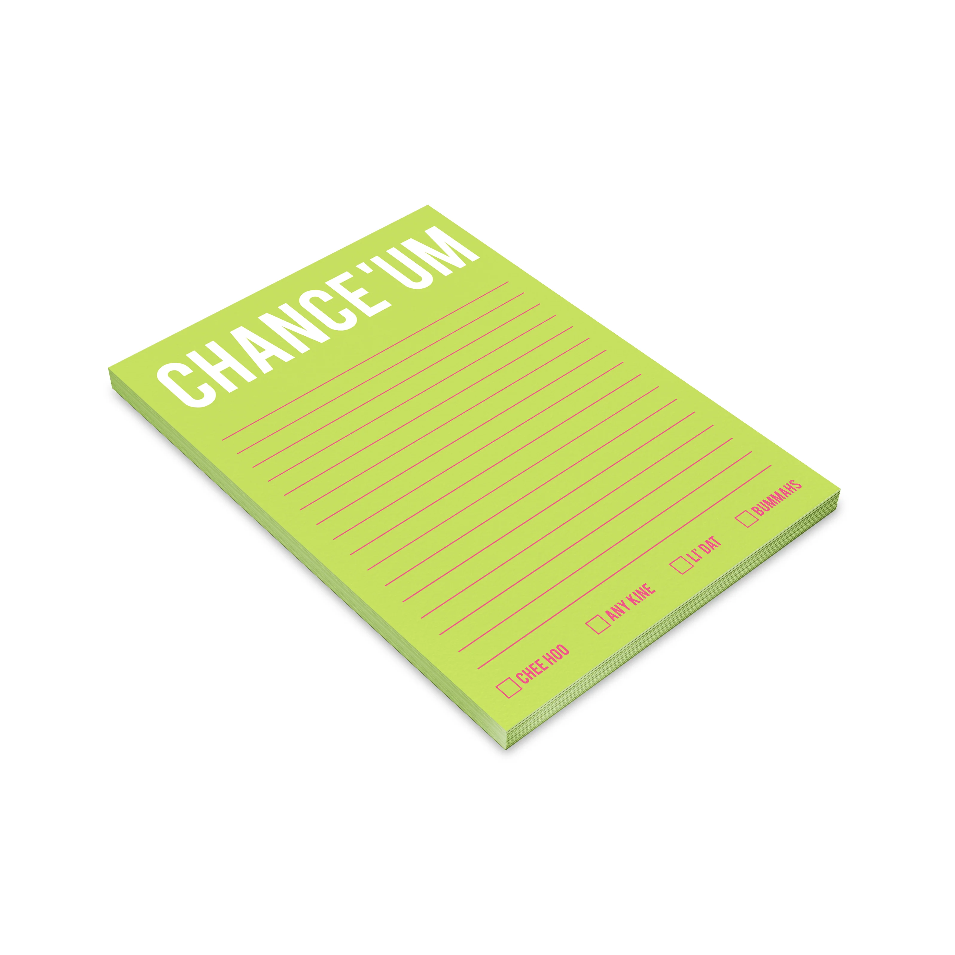 Chance 'Um Notepad 5x7 - Image 2