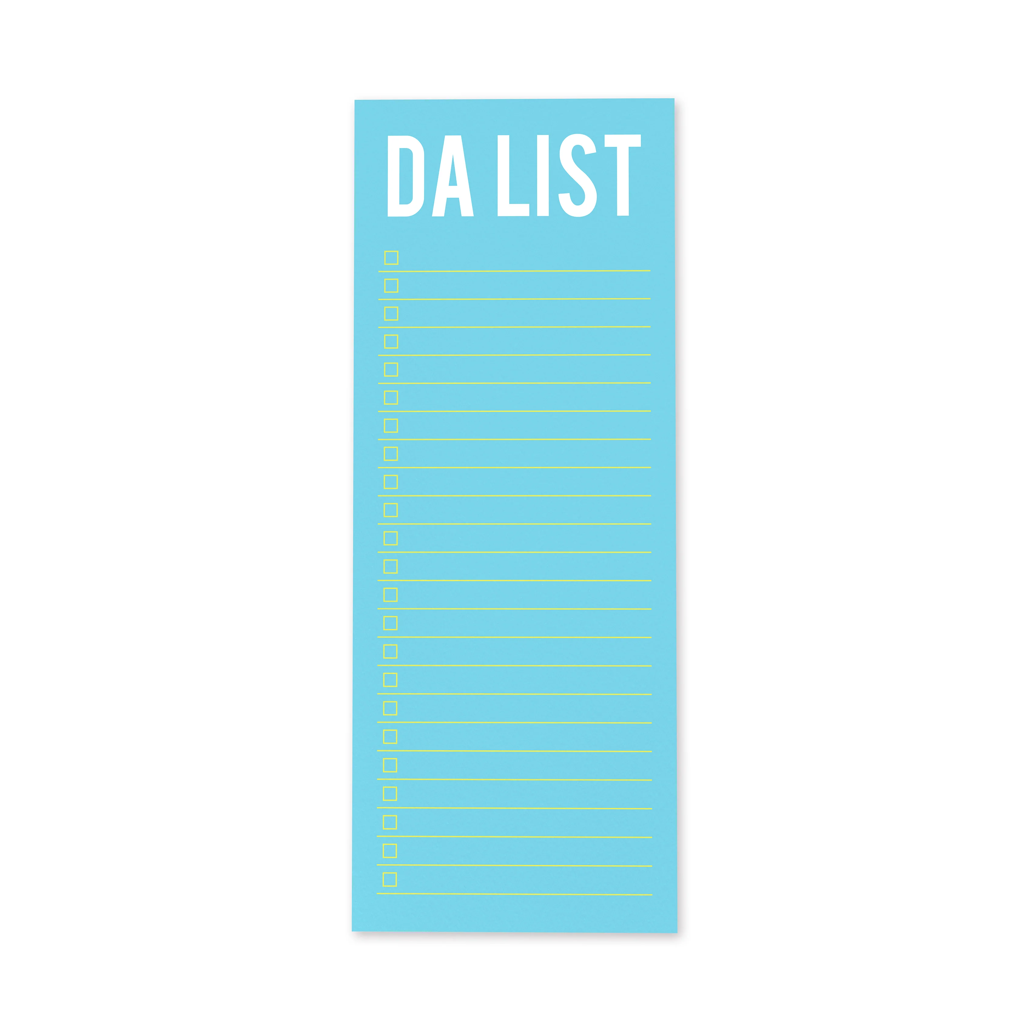 Da List List Notepad 3.5x9