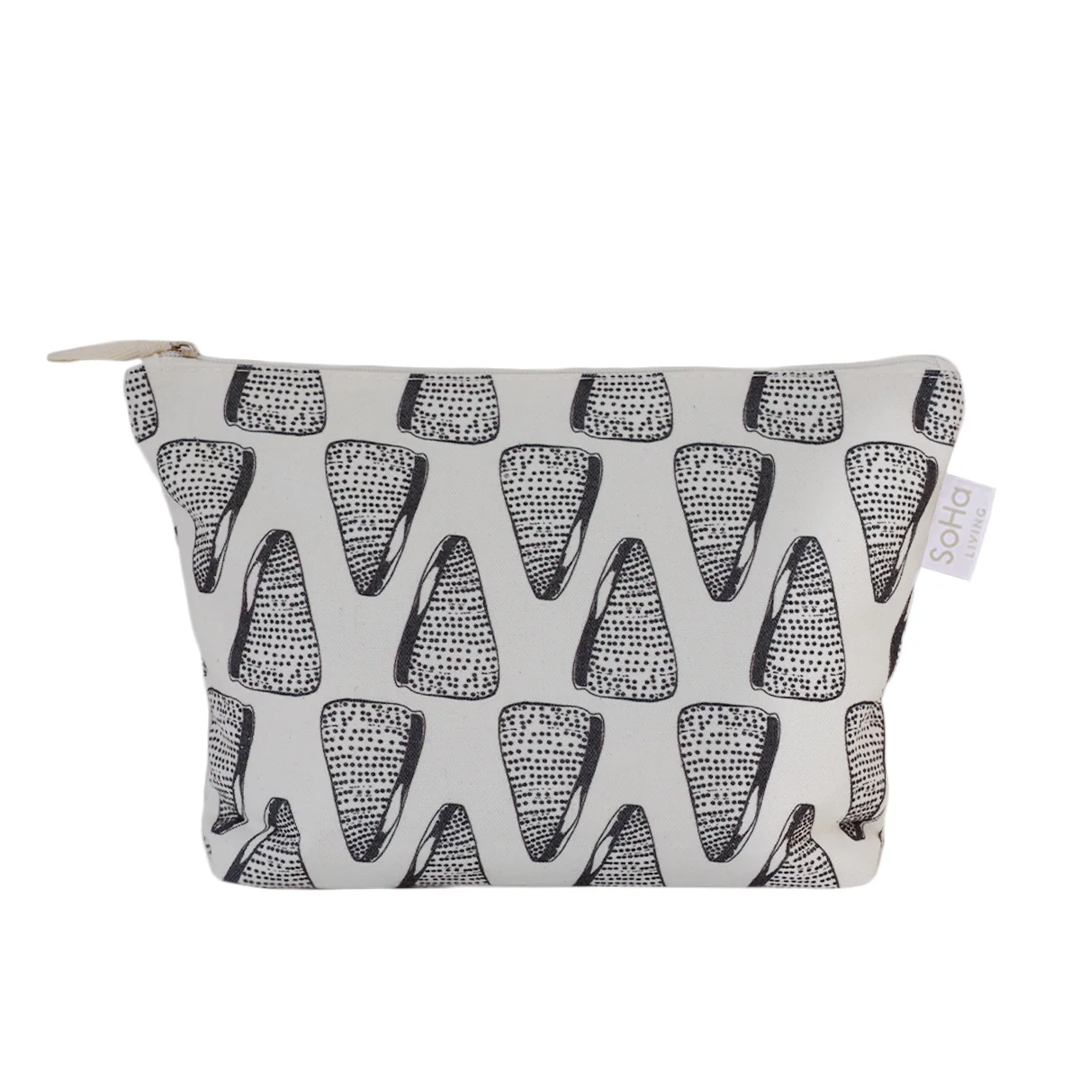 Dotted Cone Shell Cosmetic Bag, Large - Image 2