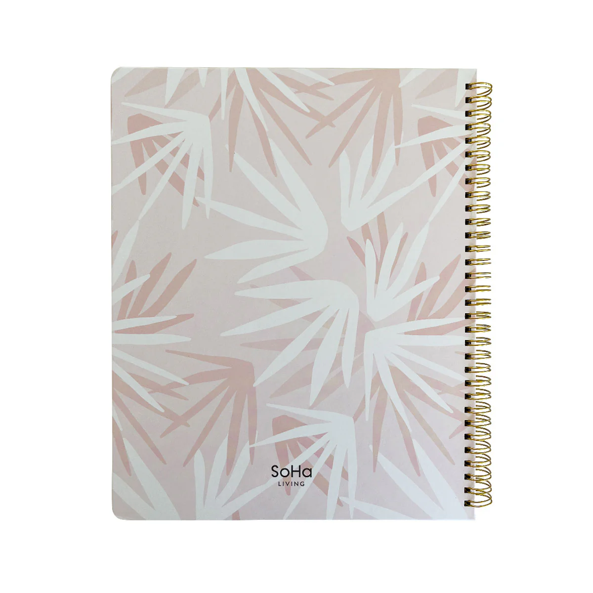 Fan Palm Pink Spiral Notebook - Image 4