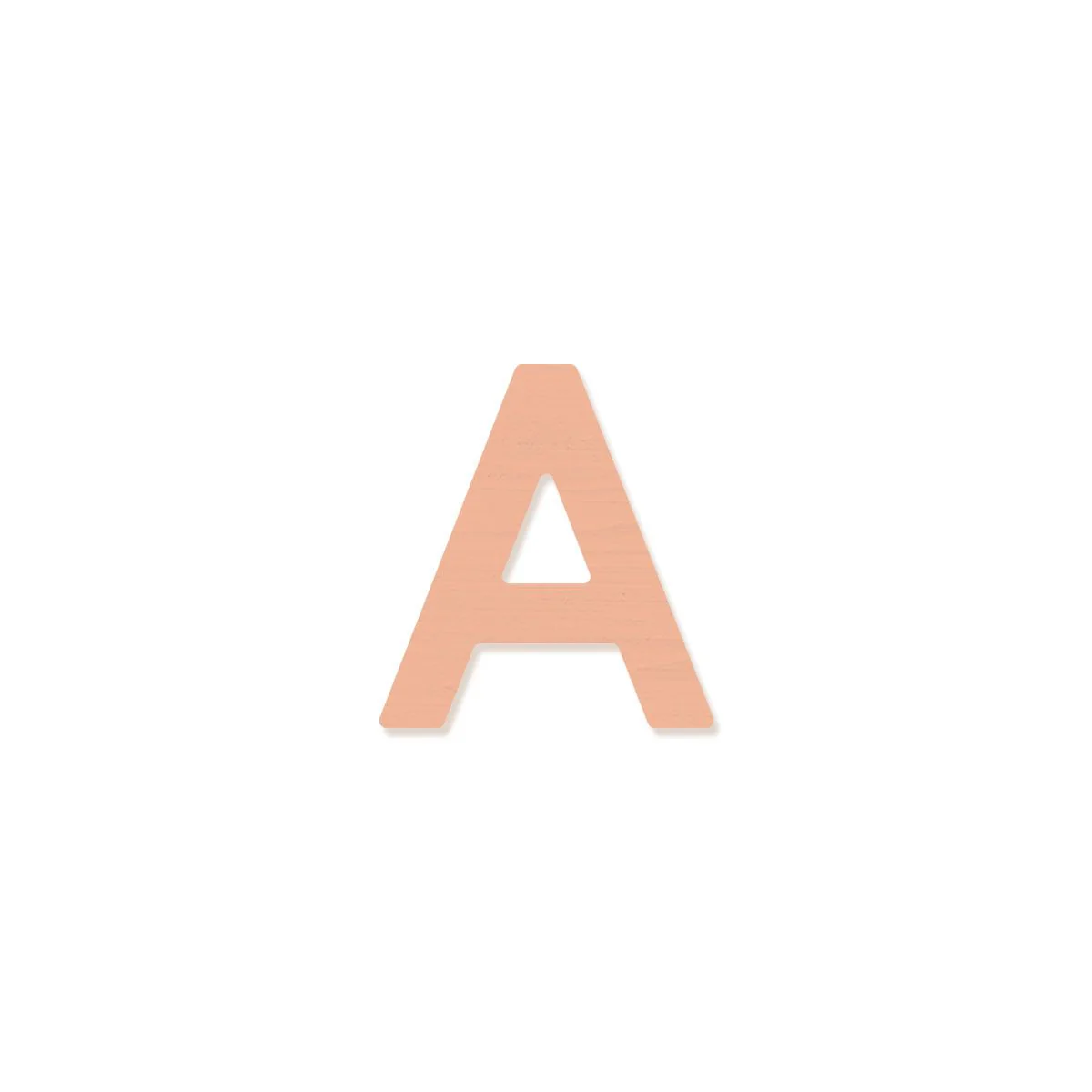 Frame Letter, Peach