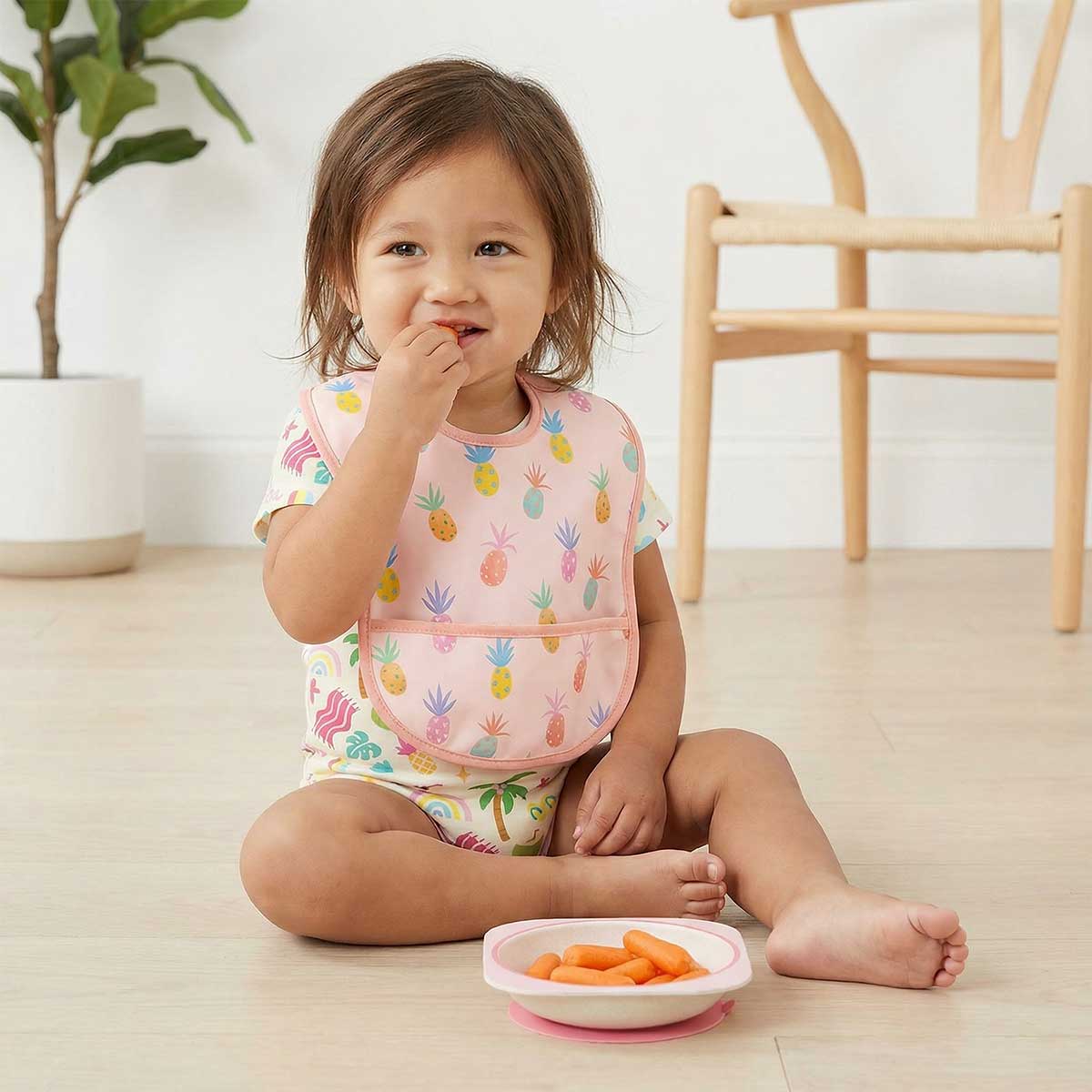 Fruity Hearts Waterproof Bib - Image 2