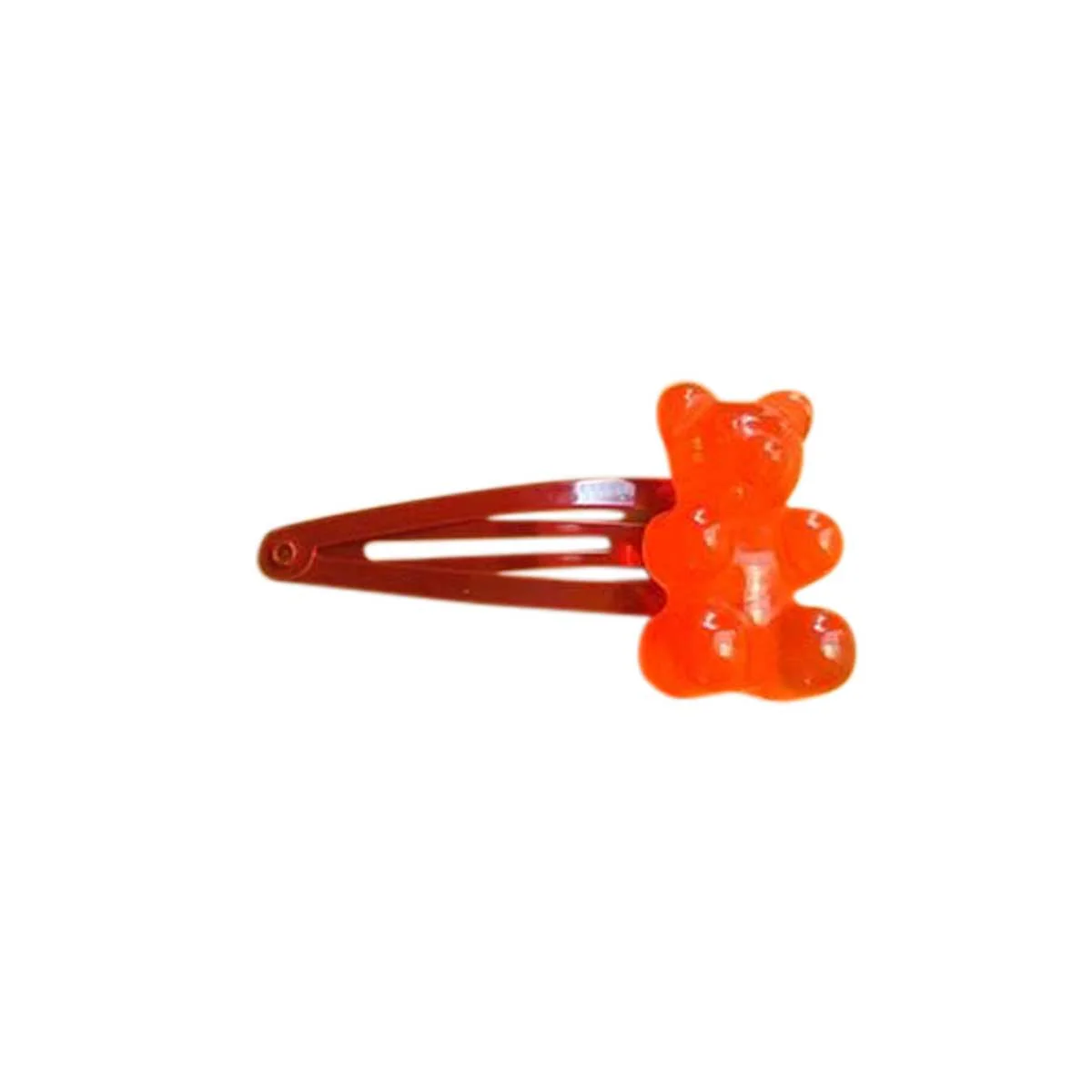 Gummy Bear Hair Clip, Red