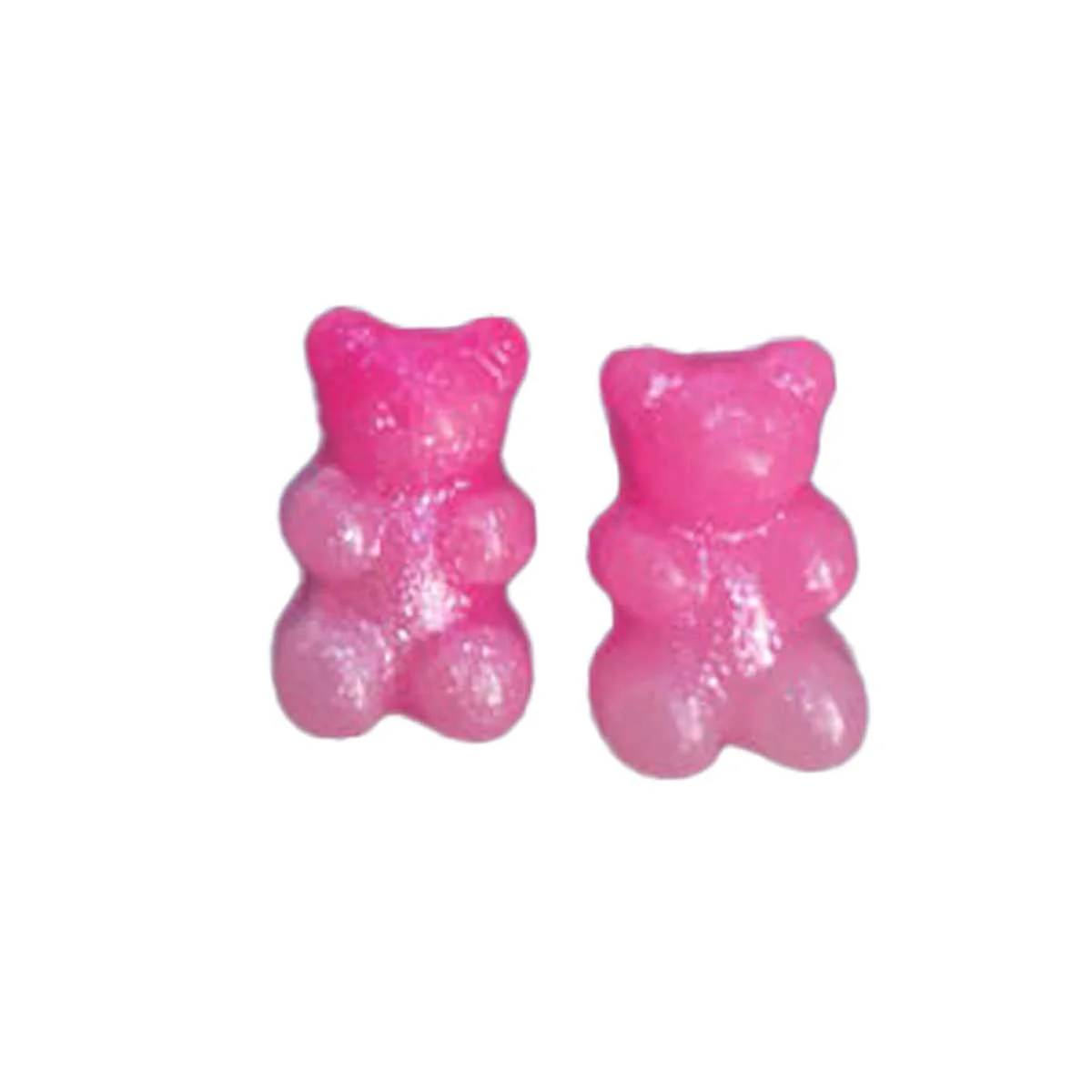 Gummy Bear Stud Earrings, Pink