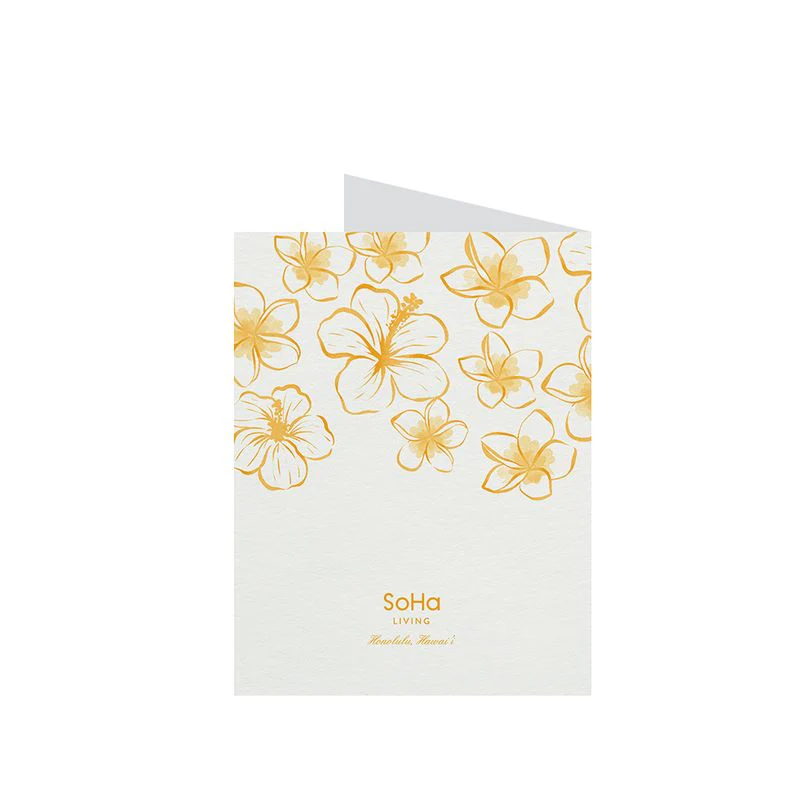 Hau'oli in Bloom Greeting Card - Image 2