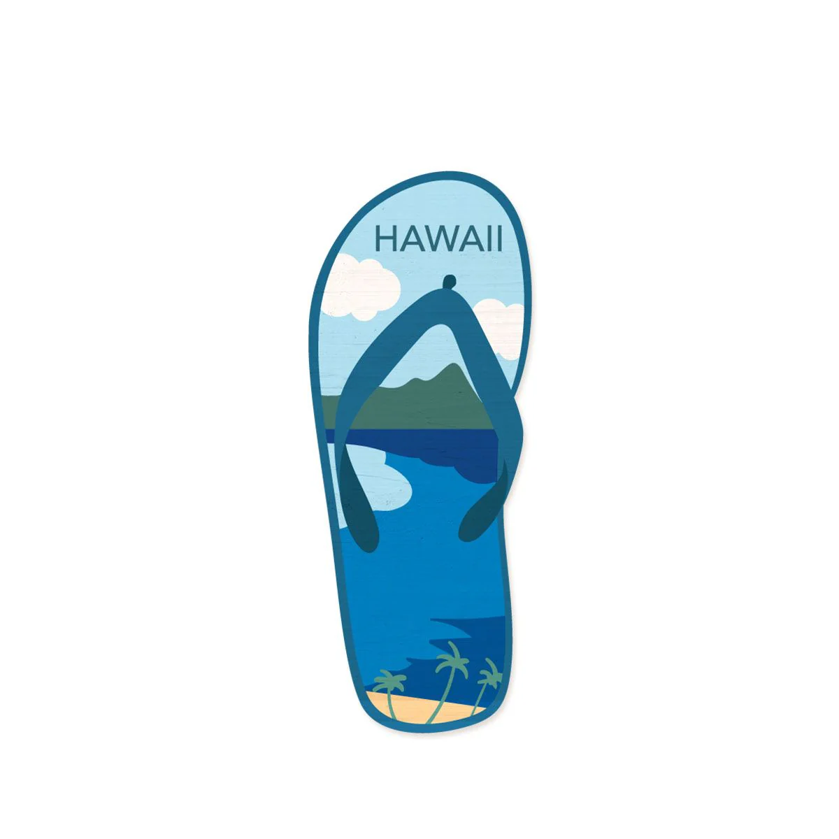 Hawaii Slipper Wood Shape